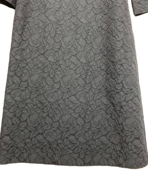 Demi-Luxe Beams（デミルクス ビームス）Demi-Luxe Beams (デミルクス ビームス) ジャカード セミフレア ワンピース ブラック サイズ:38の古着・服飾アイテム