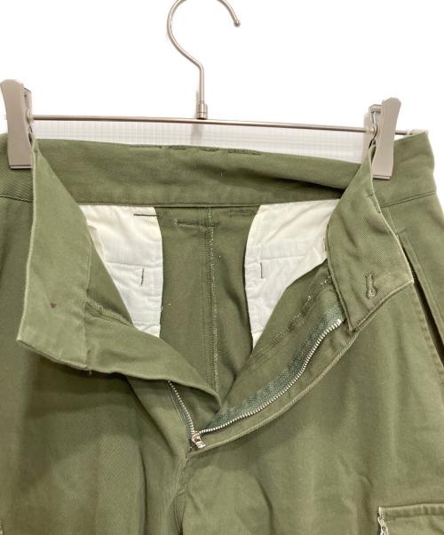 soerte（ソエルテ）soerte (ソエルテ) ワイドストレート ミリタリー カーゴパンツ カーキ サイズ:2の古着・服飾アイテム