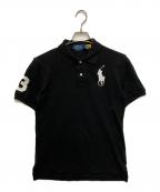 POLO RALPH LAURENポロ・ラルフローレン）の古着「ビッグポニーポロシャツ」｜ブラック