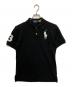 POLO RALPH LAUREN（ポロ・ラルフローレン）の古着「ビッグポニーポロシャツ」｜ブラック