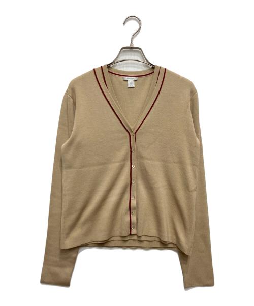MaxMara（マックスマーラ）MaxMara (マックスマーラ) シルクアンサンブルカーディガン ベージュ サイズ:Lの古着・服飾アイテム