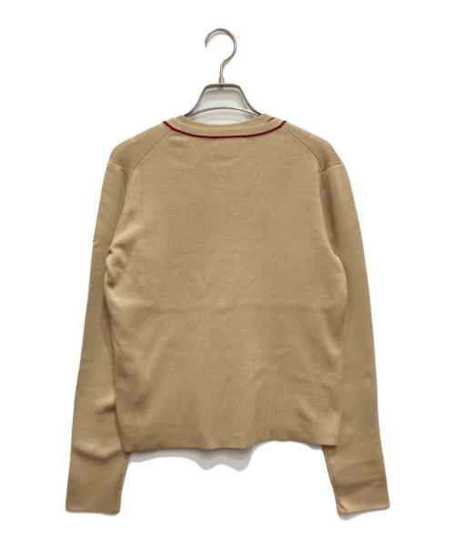 MaxMara（マックスマーラ）MaxMara (マックスマーラ) シルクアンサンブルカーディガン ベージュ サイズ:Lの古着・服飾アイテム