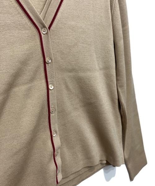 MaxMara（マックスマーラ）MaxMara (マックスマーラ) シルクアンサンブルカーディガン ベージュ サイズ:Lの古着・服飾アイテム