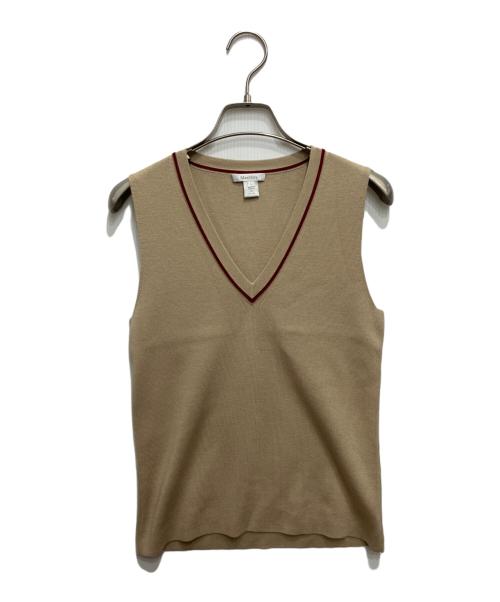 MaxMara（マックスマーラ）MaxMara (マックスマーラ) シルクアンサンブルカーディガン ベージュ サイズ:Lの古着・服飾アイテム