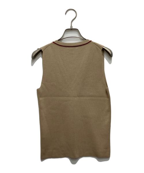 MaxMara（マックスマーラ）MaxMara (マックスマーラ) シルクアンサンブルカーディガン ベージュ サイズ:Lの古着・服飾アイテム