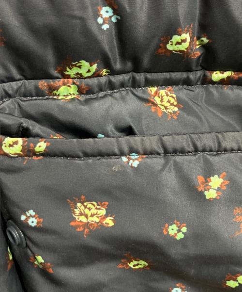 MAISON SPECIAL（メゾンスペシャル）MAISON SPECIAL (メゾンスペシャル) Floral Pattern Long Length Down Coat/フローラルパターンロングダウンコート ネイビー サイズ:freeの古着・服飾アイテム