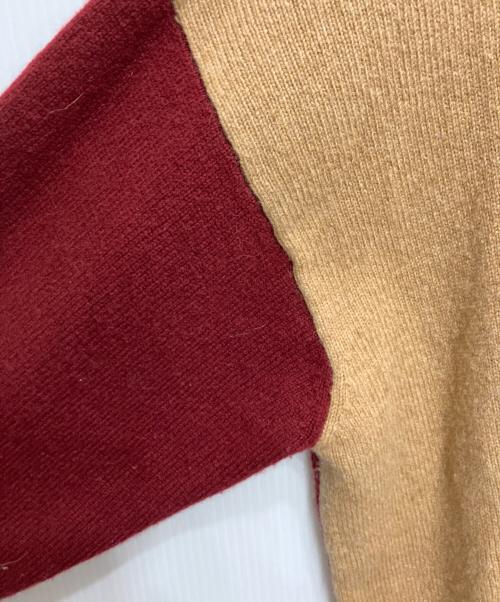MACPHEE（マカフィー）MACPHEE (マカフィー) NZ LAMB 9G クルーネックプルオーバー ニット ブラウン サイズ:Mの古着・服飾アイテム