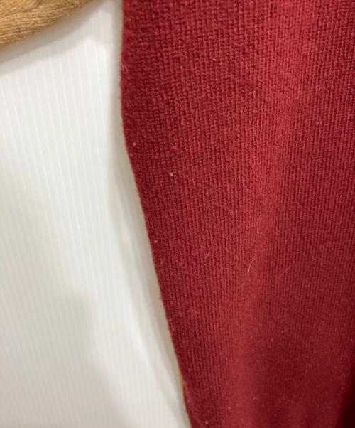 MACPHEE（マカフィー）MACPHEE (マカフィー) NZ LAMB 9G クルーネックプルオーバー ニット ブラウン サイズ:Mの古着・服飾アイテム