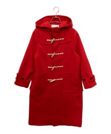 SHIPS any（シップスエニィ）の古着「メルトン ロング ダッフル コート」｜レッド