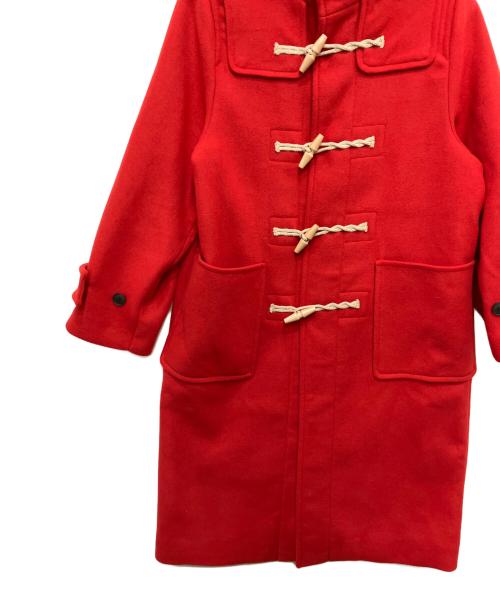 SHIPS any（シップスエニィ）SHIPS any (シップスエニィ) メルトン ロング ダッフル コート レッド サイズ:Fの古着・服飾アイテム