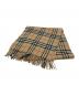Burberry's (バーバリーズ) ノバチェックカシミヤストール ベージュ：8000円