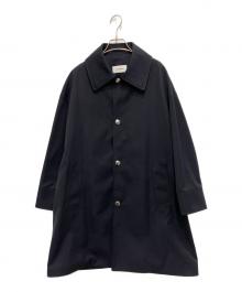 THE RERACS（ザ リラクス）の古着「THE MIDDLE BAL COLLAR COAT/ミドルバルカラーコート」｜ブラック