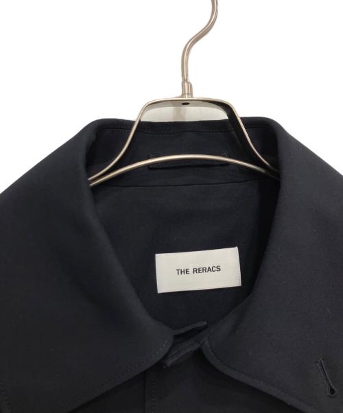THE RERACS（ザ リラクス）THE RERACS (ザ リラクス) THE MIDDLE BAL COLLAR COAT/ミドルバルカラーコート ブラック サイズ:36の古着・服飾アイテム