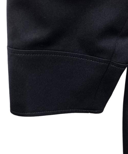 THE RERACS（ザ リラクス）THE RERACS (ザ リラクス) THE MIDDLE BAL COLLAR COAT/ミドルバルカラーコート ブラック サイズ:36の古着・服飾アイテム