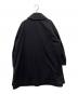 THE RERACS (ザ リラクス) THE MIDDLE BAL COLLAR COAT/ミドルバルカラーコート ブラック サイズ:36：22000円