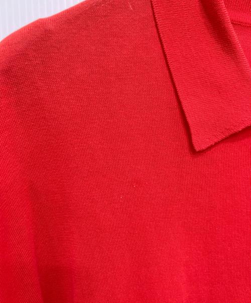 THE SHINZONE（ザ シンゾーン）THE SHINZONE (ザ シンゾーン) POLO CARDIGAN オレンジ サイズ:freeの古着・服飾アイテム