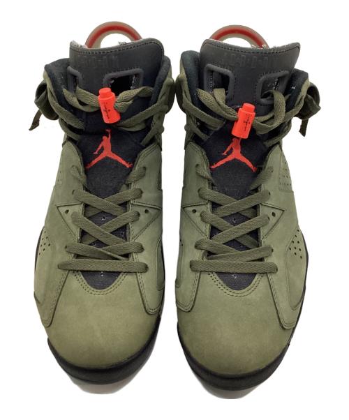 NIKE（ナイキ）NIKE (ナイキ) TRAVIS SCOTT (トラヴィススコット) AIR JORDAN 6 RETRO SP グリーン サイズ:27の古着・服飾アイテム