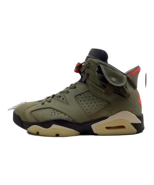 NIKE（ナイキ）NIKE (ナイキ) TRAVIS SCOTT (トラヴィススコット) AIR JORDAN 6 RETRO SP グリーン サイズ:27の古着・服飾アイテム