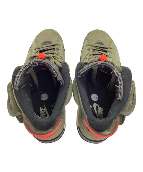 NIKE（ナイキ）NIKE (ナイキ) TRAVIS SCOTT (トラヴィススコット) AIR JORDAN 6 RETRO SP グリーン サイズ:27の古着・服飾アイテム