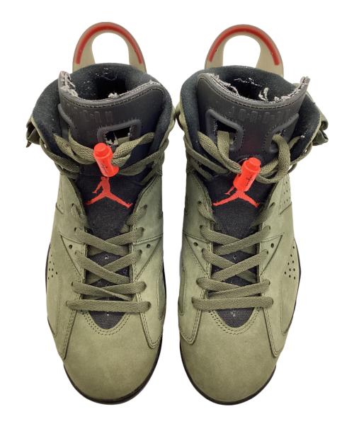 NIKE（ナイキ）NIKE (ナイキ) TRAVIS SCOTT (トラヴィススコット) AIR JORDAN 6 RETRO SP グリーン サイズ:27の古着・服飾アイテム
