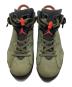 NIKE (ナイキ) TRAVIS SCOTT (トラヴィススコット) AIR JORDAN 6 RETRO SP グリーン サイズ:27：26000円