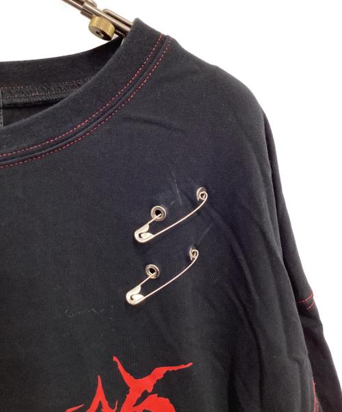 Grrr the Lipper（ガルルザリッパー）Grrr the Lipper (ガルルザリッパー) レイヤードカットソー ブラック サイズ:freeの古着・服飾アイテム