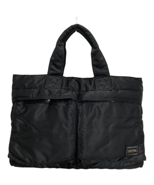 PORTER（ポーター）PORTER (ポーター) タンカートートバッグ ブラックの古着・服飾アイテム