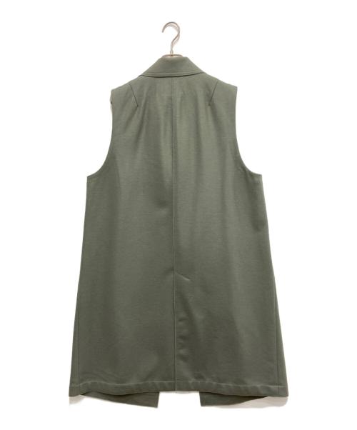 23区（ニジュウサンク）23区 (ニジュウサンク) ウールロングジレ グリーン サイズ:44の古着・服飾アイテム