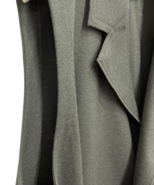 23区（ニジュウサンク）23区 (ニジュウサンク) ウールロングジレ グリーン サイズ:44の古着・服飾アイテム
