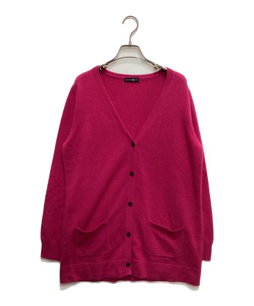 TAKASHIMAYA（高島屋）TAKASHIMAYA (高島屋) カシミヤカーディガン ショッキングピンク サイズ:XLの古着・服飾アイテム