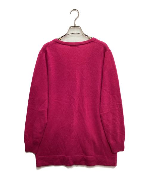 TAKASHIMAYA（高島屋）TAKASHIMAYA (高島屋) カシミヤカーディガン ショッキングピンク サイズ:XLの古着・服飾アイテム