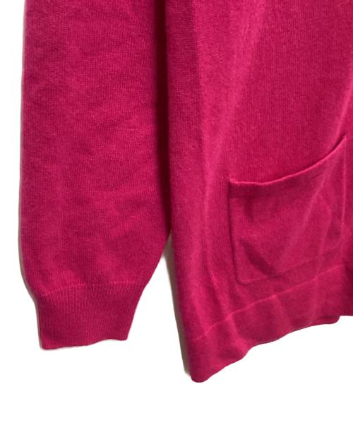 TAKASHIMAYA（高島屋）TAKASHIMAYA (高島屋) カシミヤカーディガン ショッキングピンク サイズ:XLの古着・服飾アイテム