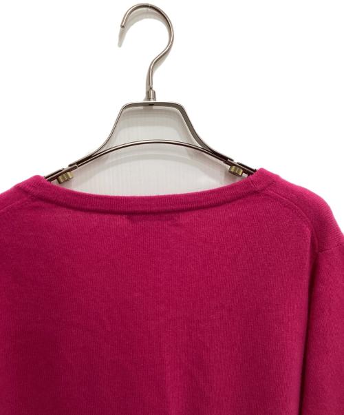 TAKASHIMAYA（高島屋）TAKASHIMAYA (高島屋) カシミヤカーディガン ショッキングピンク サイズ:XLの古着・服飾アイテム