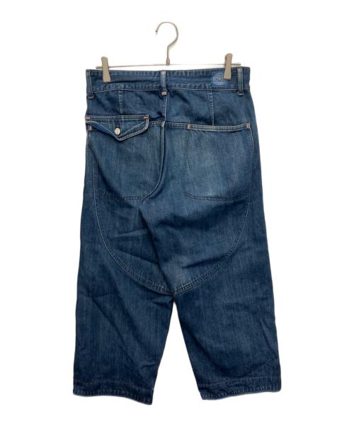Porter Classic（ポータークラシック）Porter Classic (ポータークラシック) ワイドクロップドデニムパンツ インディゴ サイズ:Sの古着・服飾アイテム