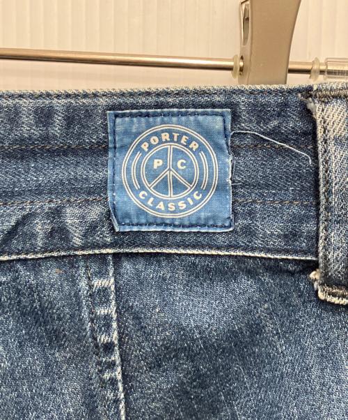 Porter Classic（ポータークラシック）Porter Classic (ポータークラシック) ワイドクロップドデニムパンツ インディゴ サイズ:Sの古着・服飾アイテム