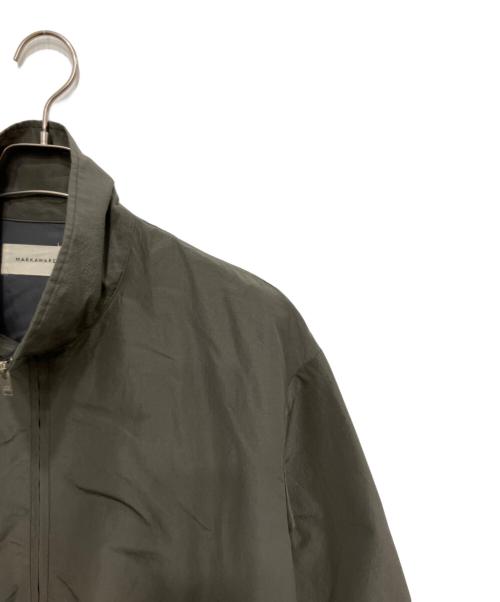 MARKAWARE（マーカウェア）MARKAWARE (マーカウェア) BRATAC SILK × ORGANIC WOOL TAFFETA SPORTS JACKET グレー サイズ:２の古着・服飾アイテム