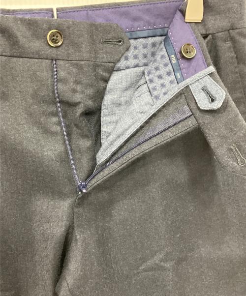 PT01（ピーティーゼロウーノ）PT01 (ピーティーゼロウーノ) BEAMS F (ビームスエフ) 別注 カシミヤブレンドスラックス ネイビー サイズ:44の古着・服飾アイテム