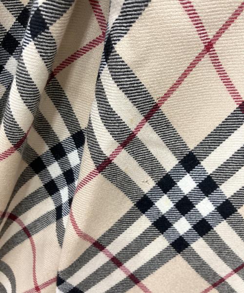 BURBERRY LONDON（バーバリーロンドン）BURBERRY LONDON (バーバリーロンドン) ノバチェックウールスカート アイボリー サイズ:38の古着・服飾アイテム