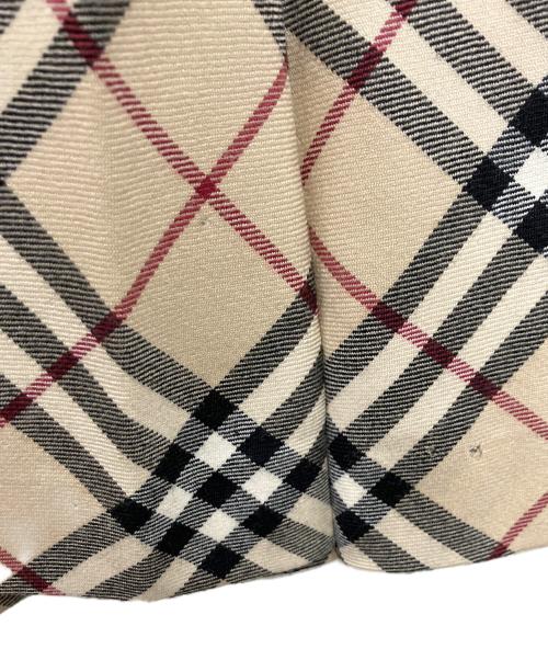 BURBERRY LONDON（バーバリーロンドン）BURBERRY LONDON (バーバリーロンドン) ノバチェックウールスカート アイボリー サイズ:38の古着・服飾アイテム