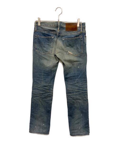 Hysteric Glamour（ヒステリックグラマー）Hysteric Glamour (ヒステリックグラマー) ローライズデニムパンツ インディゴ サイズ:Sの古着・服飾アイテム