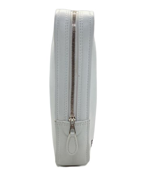 BALENCIAGA（バレンシアガ）BALENCIAGA (バレンシアガ) トライアングルクラッチバッグ ホワイトの古着・服飾アイテム