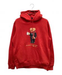 POLO RALPH LAUREN（ポロ・ラルフローレン）の古着「ポロベアパーカー」｜レッド