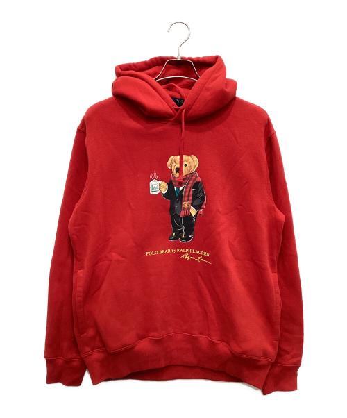 POLO RALPH LAUREN（ポロ・ラルフローレン）POLO RALPH LAUREN (ポロ・ラルフローレン) ポロベアパーカー レッド サイズ:Mの古着・服飾アイテム