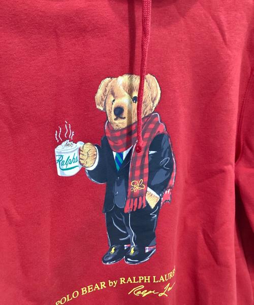 POLO RALPH LAUREN（ポロ・ラルフローレン）POLO RALPH LAUREN (ポロ・ラルフローレン) ポロベアパーカー レッド サイズ:Mの古着・服飾アイテム