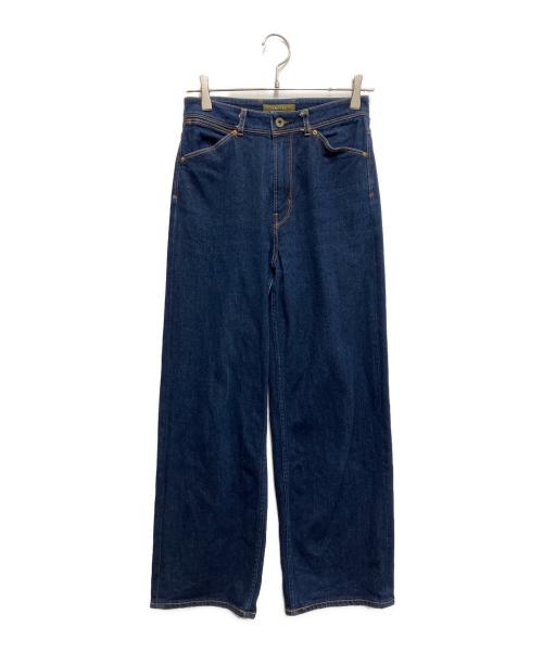 lelill（レリル）lelill (レリル) パイプドストレートパンツ インディゴ サイズ:66cm (W26・M)の古着・服飾アイテム