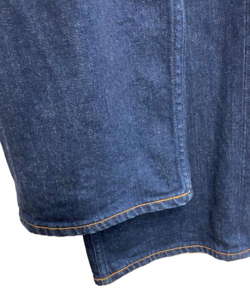 lelill（レリル）lelill (レリル) パイプドストレートパンツ インディゴ サイズ:66cm (W26・M)の古着・服飾アイテム