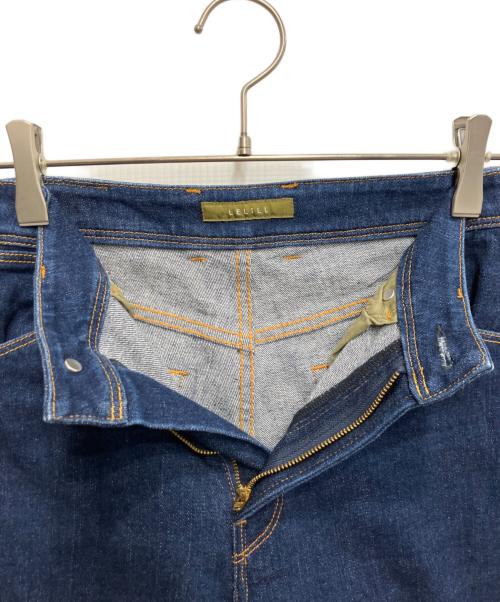 lelill（レリル）lelill (レリル) パイプドストレートパンツ インディゴ サイズ:66cm (W26・M)の古着・服飾アイテム