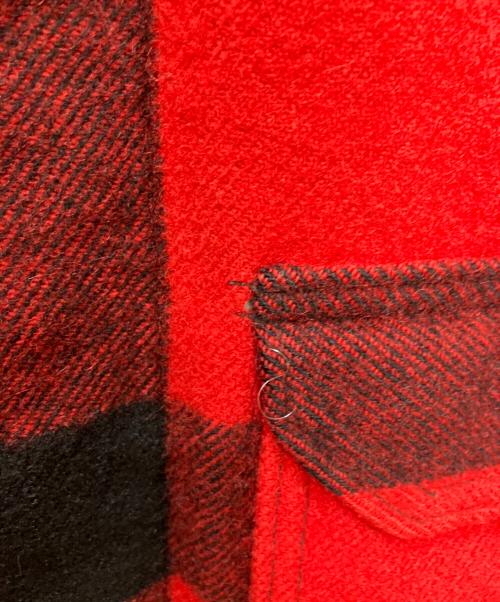 WOOLRICH（ウールリッチ）WOOLRICH (ウールリッチ) バッファローチェック マッキーノジャケット レッド サイズ:SIZE44の古着・服飾アイテム