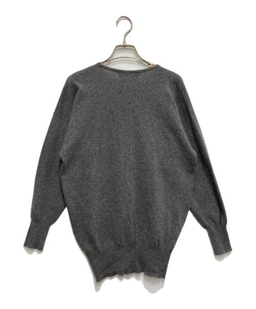 BALLANTYNE（バランタイン）BALLANTYNE (バランタイン) カシミヤニット グレー サイズ:40の古着・服飾アイテム