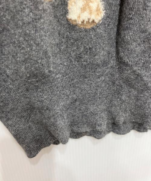 BALLANTYNE（バランタイン）BALLANTYNE (バランタイン) カシミヤニット グレー サイズ:40の古着・服飾アイテム